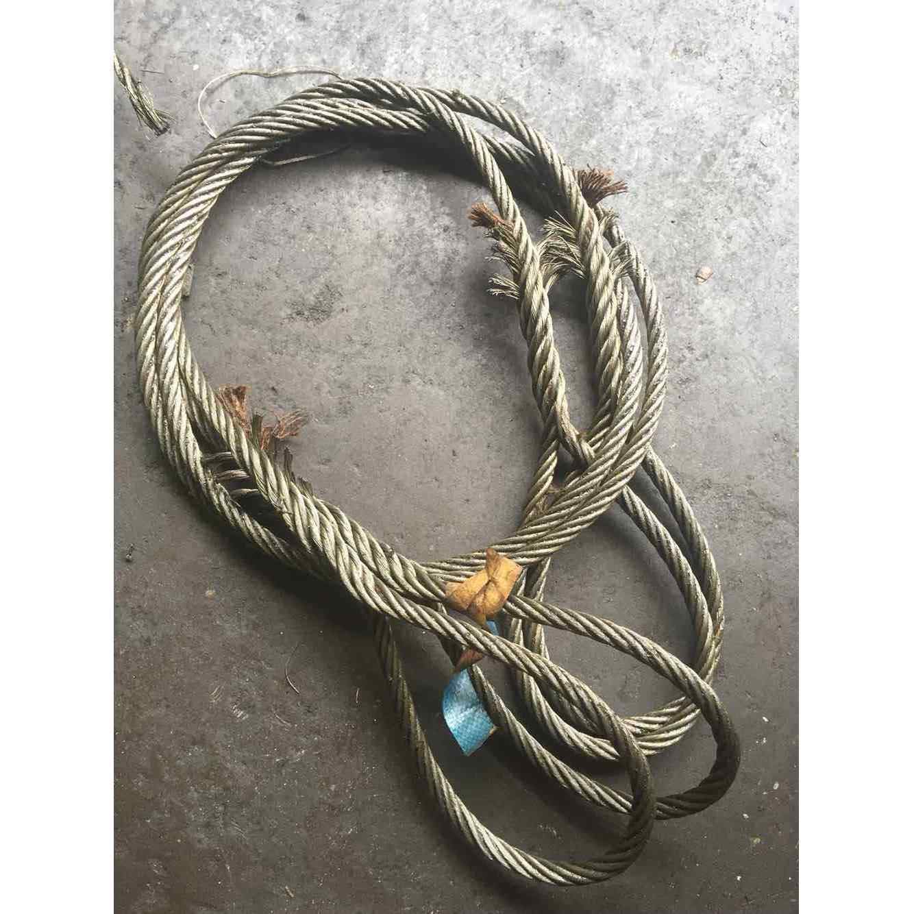 厂家直销插编压制钢丝绳吊具索具起重钢丝绳手工编插钢丝绳