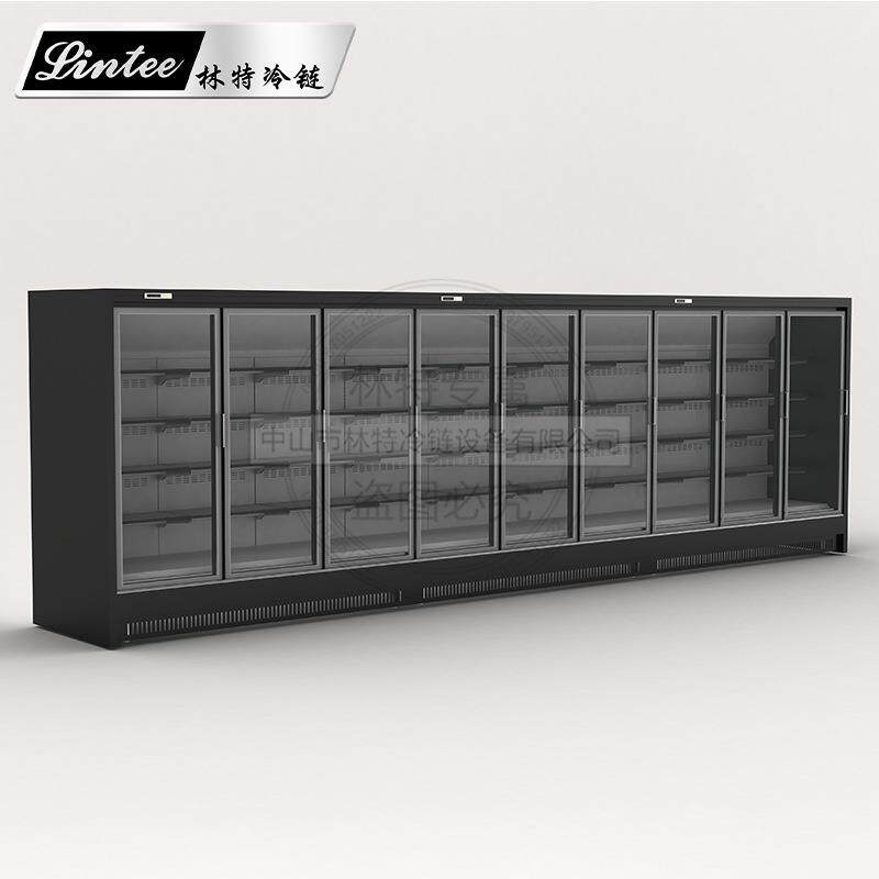 林特冷藏冷冻冰柜冷柜立柜海鲜四门商用冰箱铜管超市柜