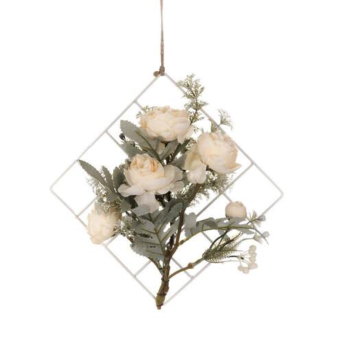 温柔了岁月装饰花假花设计婚庆仿真花手捧花束墙饰玫瑰CF01040
