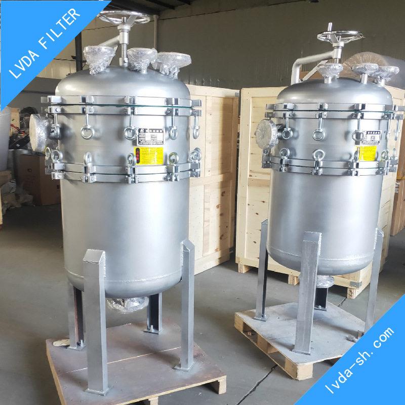 喷涂四氟多袋式过滤器有机化学溶剂过滤设备耐腐蚀耐酸