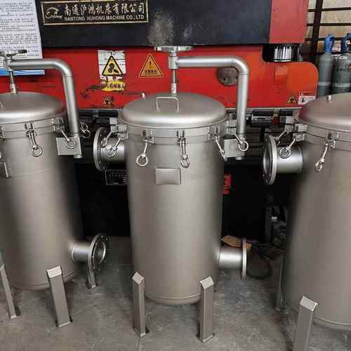 直销不锈钢多袋式过滤机 大流量袋式过滤器 可定多袋 单袋
