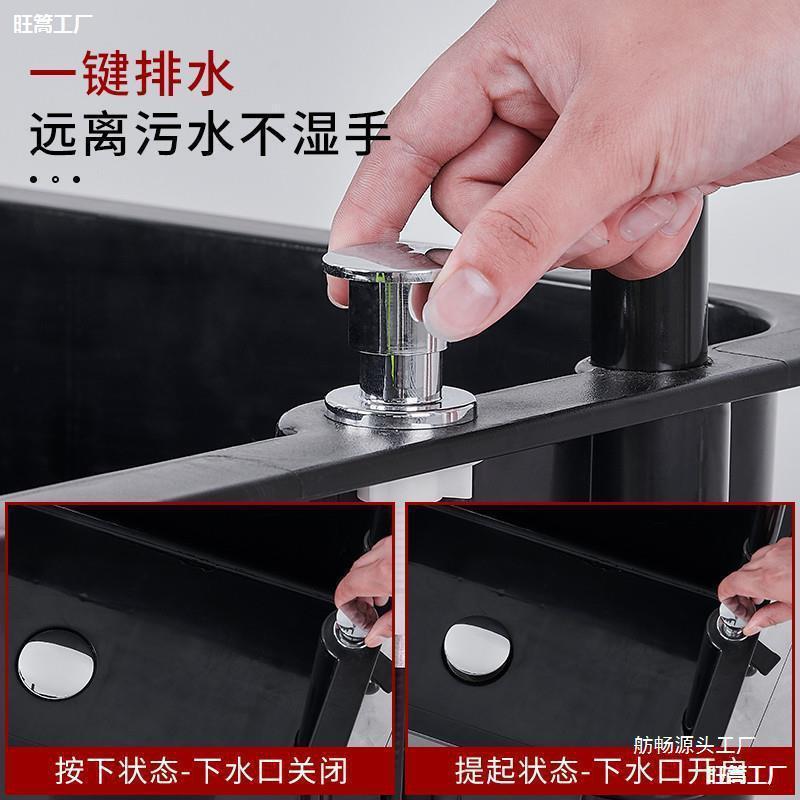 AL812977不锈钢置物架动移用水池商用落卫生间墩布池家拖地把池阳