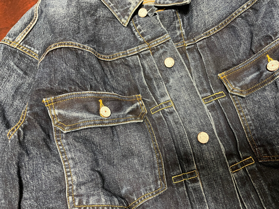 visvim dry 101xx denim jacket — front