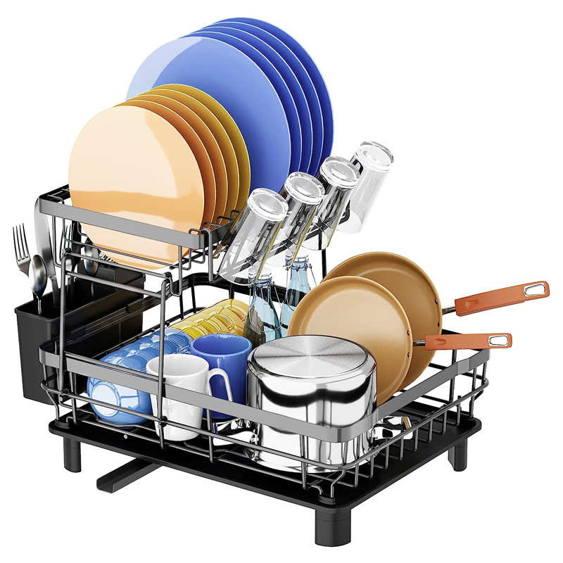 厨房橱柜内置碗架沥水置物架大号铁艺的碗碟架子дуршла́г