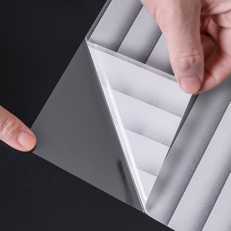 卫生间窗帘防走光隐私防窥全遮光百叶窗户贴纸磨砂玻璃透光