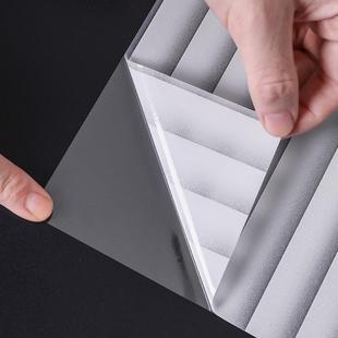 卫生间窗帘防走光隐私防窥全遮光百叶窗户贴纸磨砂玻璃透光