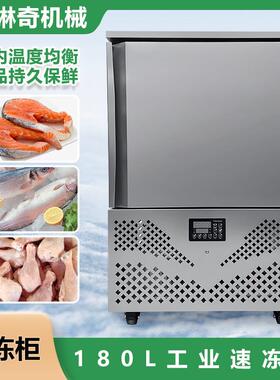 新款小型180L速冻柜小茏包虾饺快速冷冻极速锁鲜海鲜食品速冻机