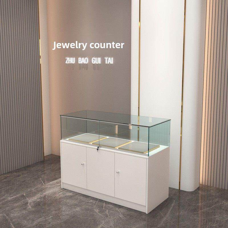 珠宝首饰柜台博物馆文物展柜样品展览陈列柜商场玻璃展示柜定制