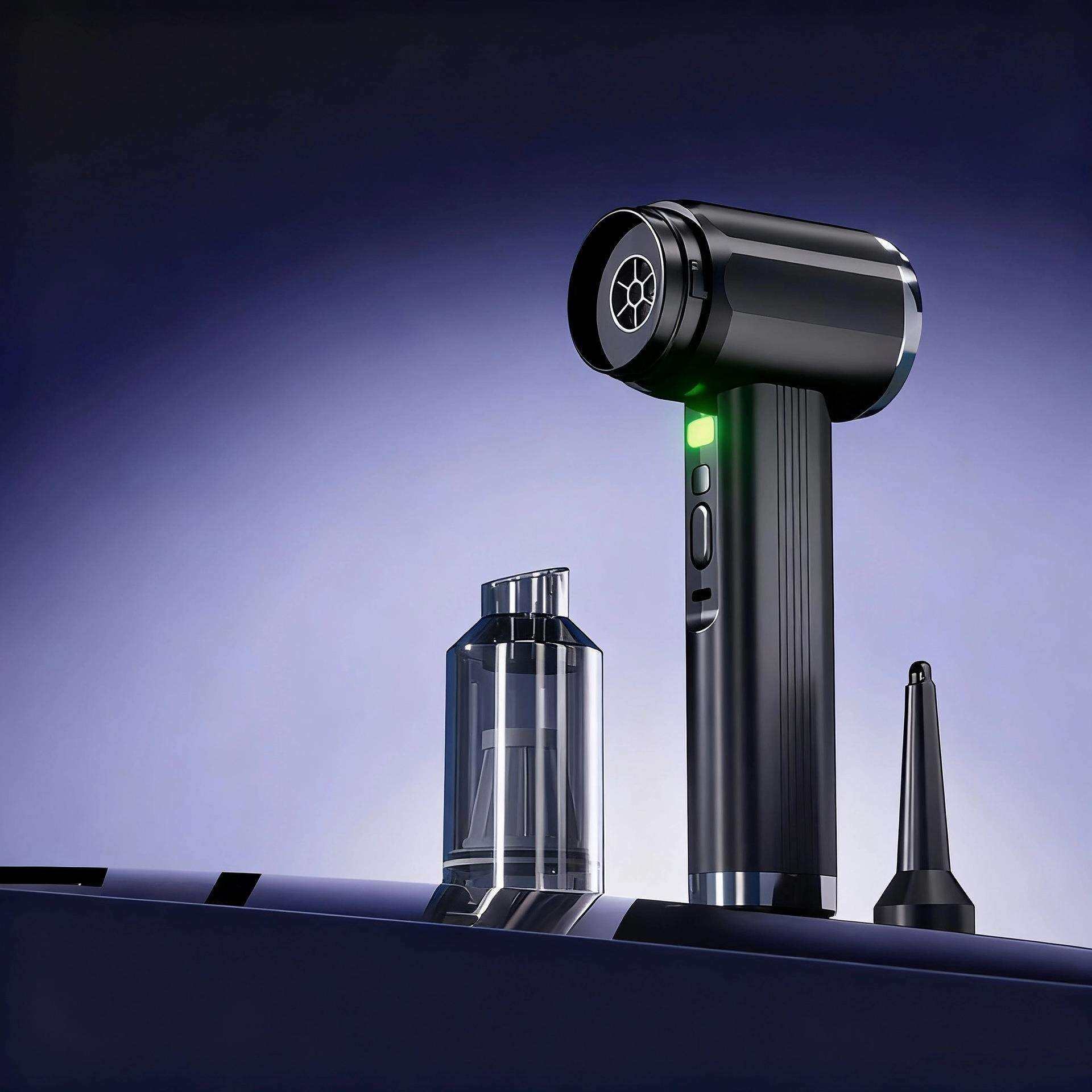 跨境无线车载吸尘器无刷电机吹吸一体超强三挡手持带绿光升级新款