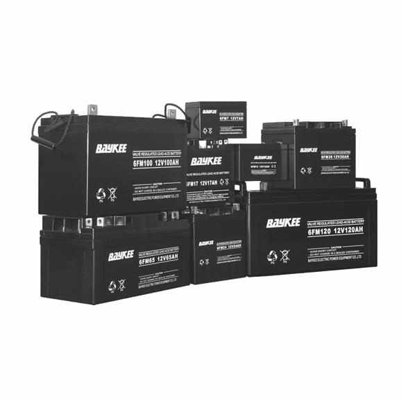 柏克BAYKEE蓄电池12V7AH消防设施6FM-7AH机器内置UPS应急电源监控