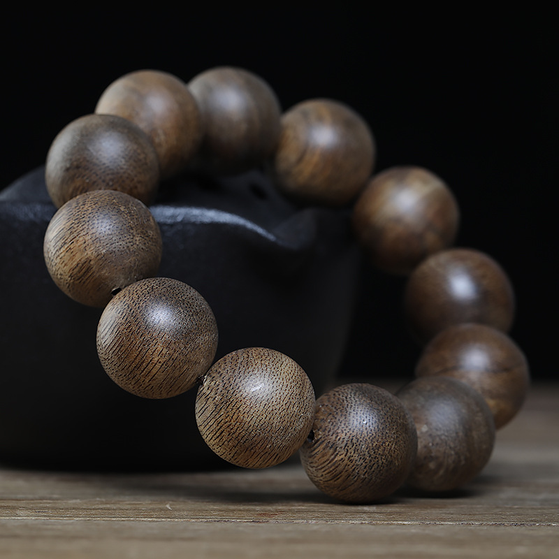 .9手TJM001005沉水印链尼达拉干沉香手串佛珠沉香木108颗项链微商