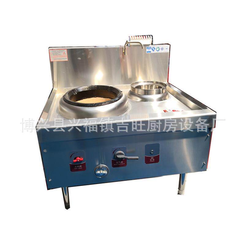 工程灶广式油气两用灶 耐火材料膛灶酒店食堂厨房商用猛火静音灶