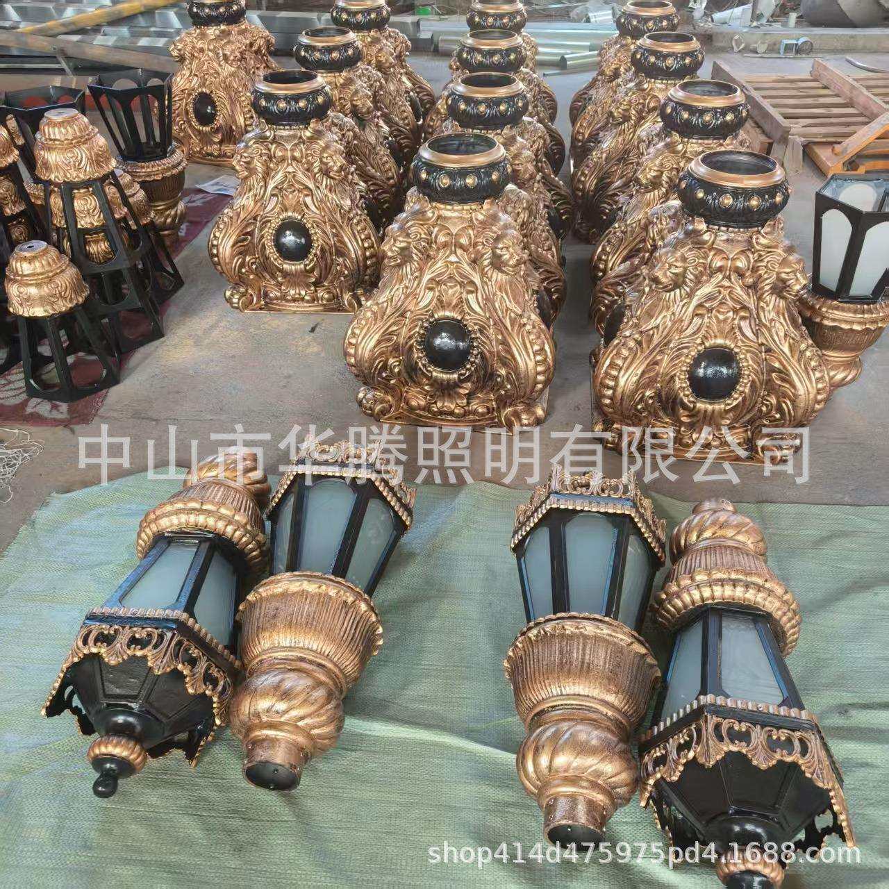 欧式庭院灯3米庭院灯五头庭院灯室外花园别墅路灯庭院灯头