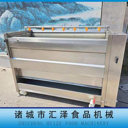 根茎类中药材黄精天白锈芷去泥刷机洗器不麻钢螺旋ZTH大型毛辊清
