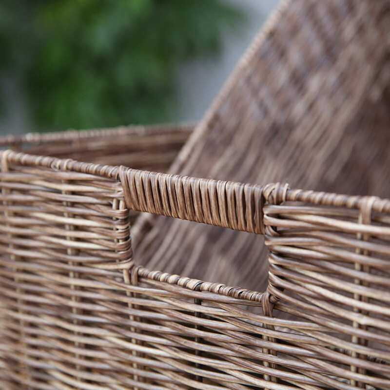 厂家直供东南亚元素塑料编织收纳筐收纳箱收纳盒彷藤编大号置物盒,收纳整理,其他收纳篮,淘宝优惠券,粉丝福利购,淘宝优惠卷