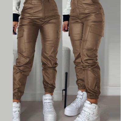 Women Multi pocket Cargo Pants Casual Streetwear Daily Wear