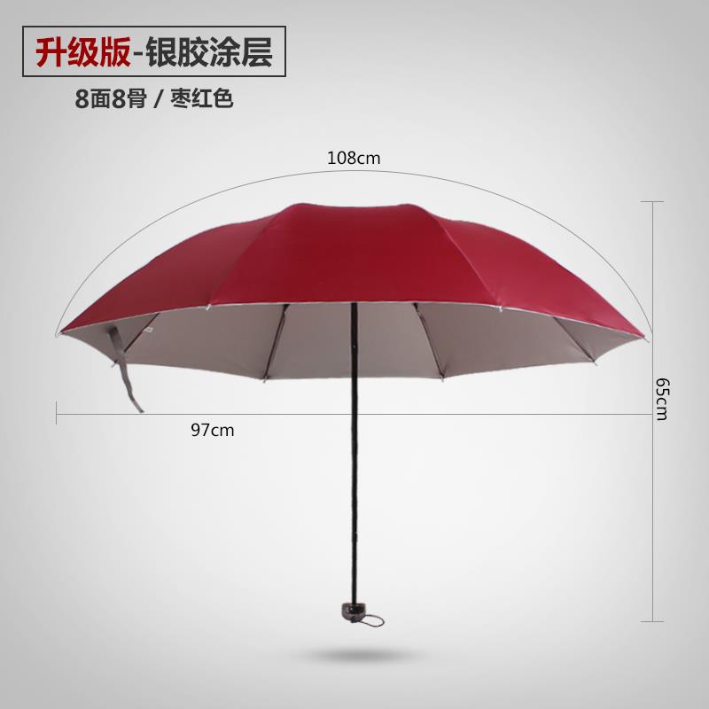 新款制雨伞定log广告o伞礼男女折叠全自动照片定品做晴雨两用印字