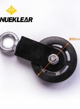 高档穆勒位自制飞鸟健身器材改配件DIY装家用高下拉器滑械轮钢丝