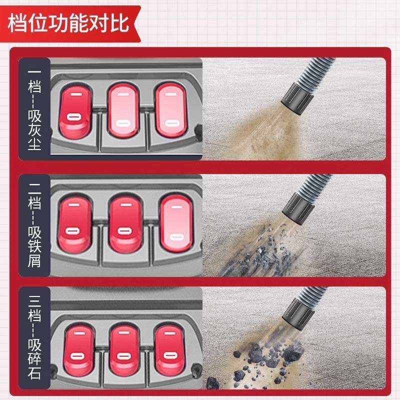 厂家工业吸尘器 车间粉尘电瓶式工厂用手推式工业吸尘器 无线干湿