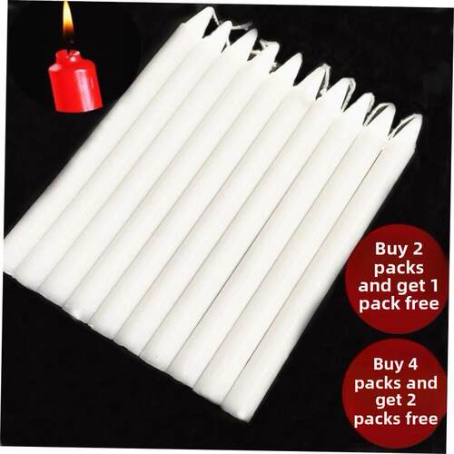 Red and white candle household lighting candles daily use