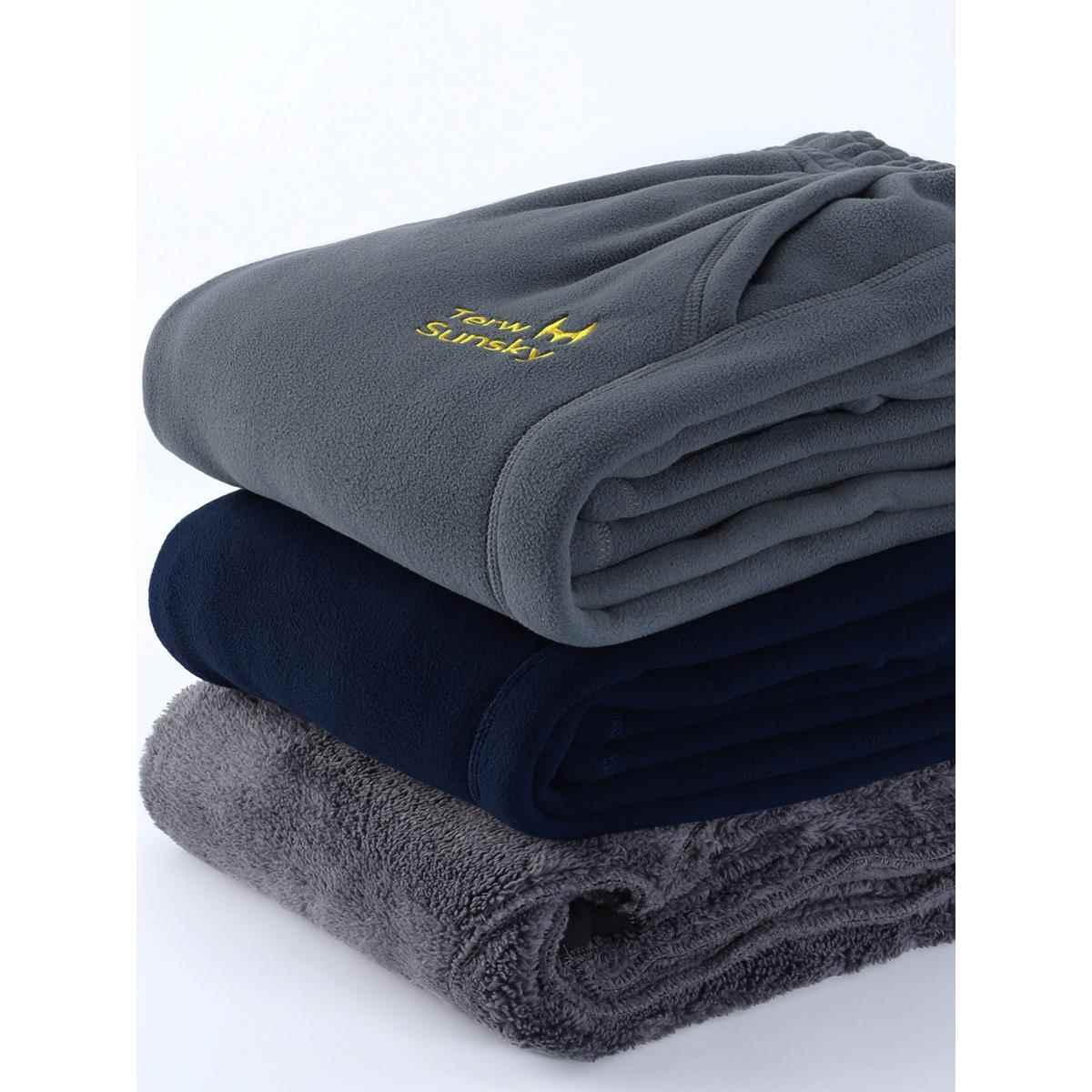 MAROLIO~内外兼绒！冬季加厚加绒户外抓绒裤防风抗寒保暖大码棉裤