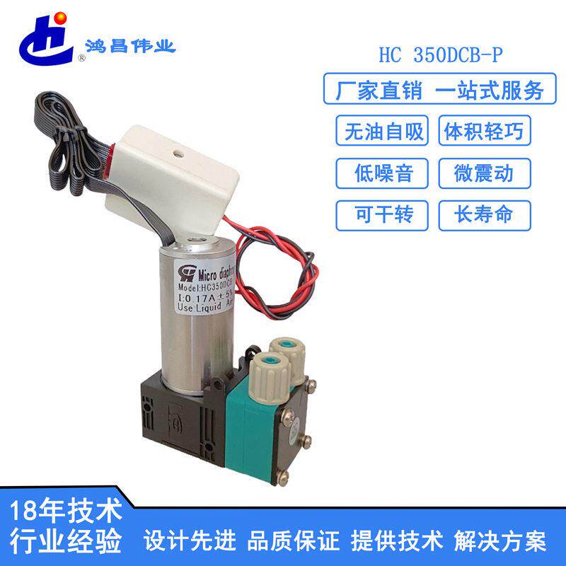厂家供应微型隔膜低噪音壁炉泵PMW无刷循环直流自吸水泵真空泵