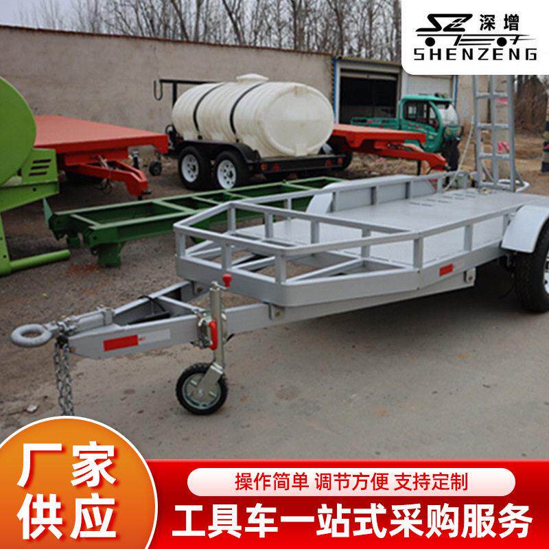 3吨挖掘机拖车 履带拖车 消防机器人拖车 水稻收割机拖车 平板车