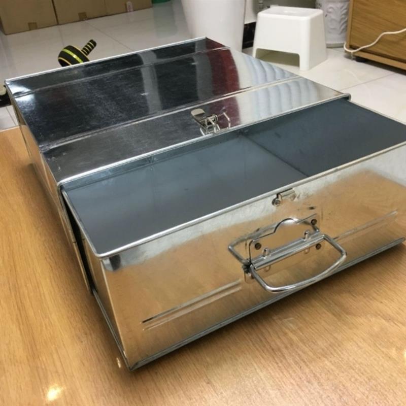 电子秤收纳盒手提箱带锁收纳箱钱盒子摆摊抽屉大容量工具箱盒家用