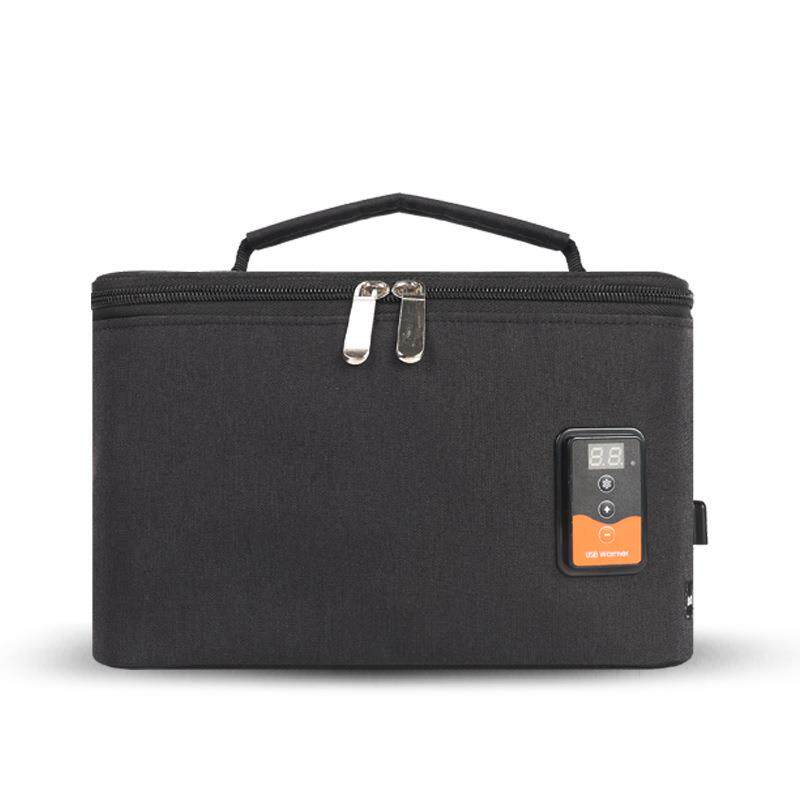 手提保温袋大容量户外野餐食品加热保温包多功能奶瓶湿纸巾加热袋