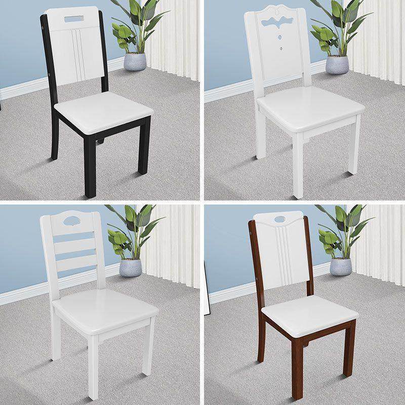 实木白色餐椅家用实木椅子木头简约现代便宜高档靠背椅餐桌椅组合,住宅家具,餐椅,淘宝优惠券,粉丝福利购,淘宝优惠卷