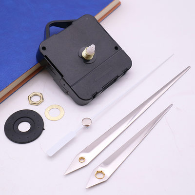 厂家直供金属时分秒针配件 一秒级塑胶挂钩石英钟机芯钟表配件厂