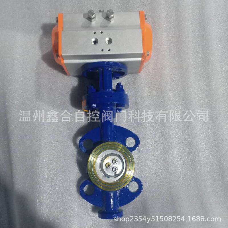 厂家直销气  动蝶755阀 碳钢对夹6蝶阀 D73W-16C 三偏心蝶阀气动