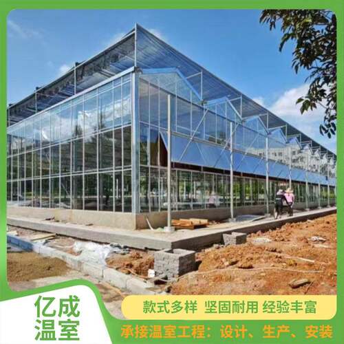 玻璃温室大棚厂家蔬菜花卉农业观光种植大棚连栋玻璃温室