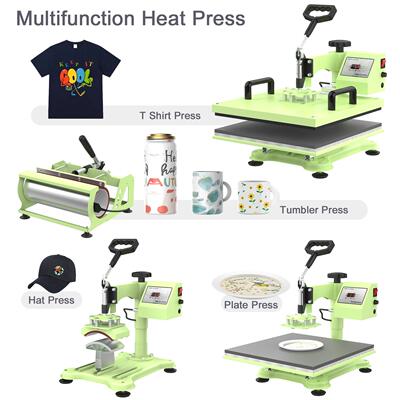 五合一烫画机/Combo Heat Press Machine/5 in 1 Heat Press Mach