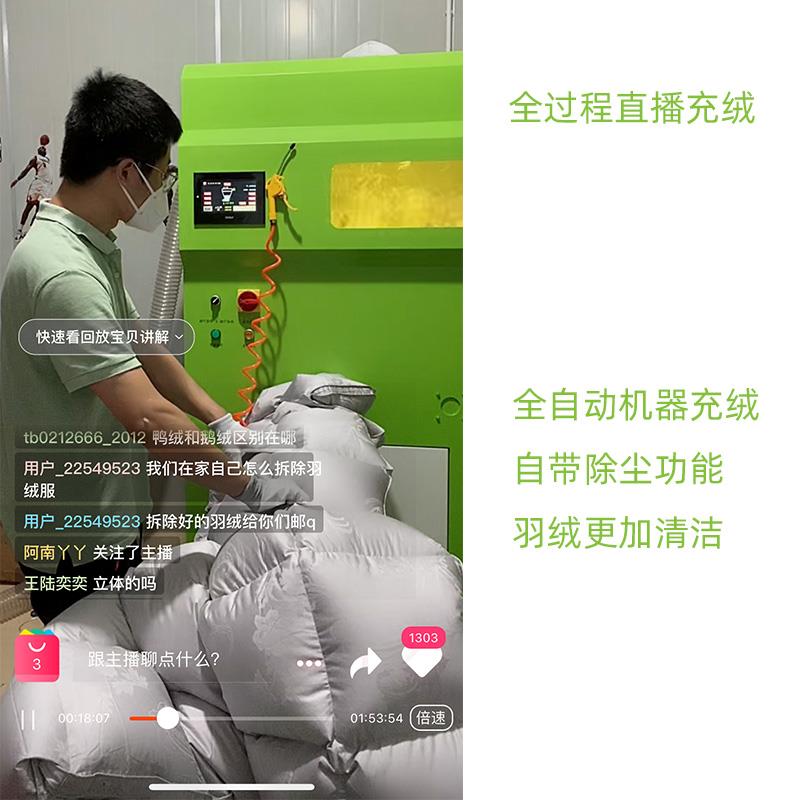 加工费羽绒被