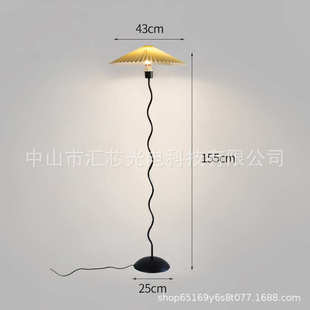 立式客厅客房民氛围边宿酒店家用落地灯现代床头沙发台灯简约艺术