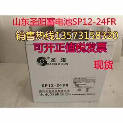 圣阳蓄电池12V24Ah铅酸SP12-24FR直流屏EPS电源UPS消防报警主机用