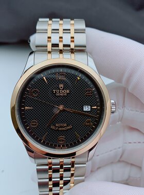 全套9.8新帝舵1926系列钢18K金自动机械腕表39MM男表91551-0003