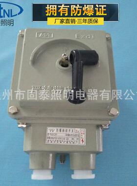 BQXN58防爆倒顺开关 控制电机正转反转 10A/3P 25A/3P 60A/3P