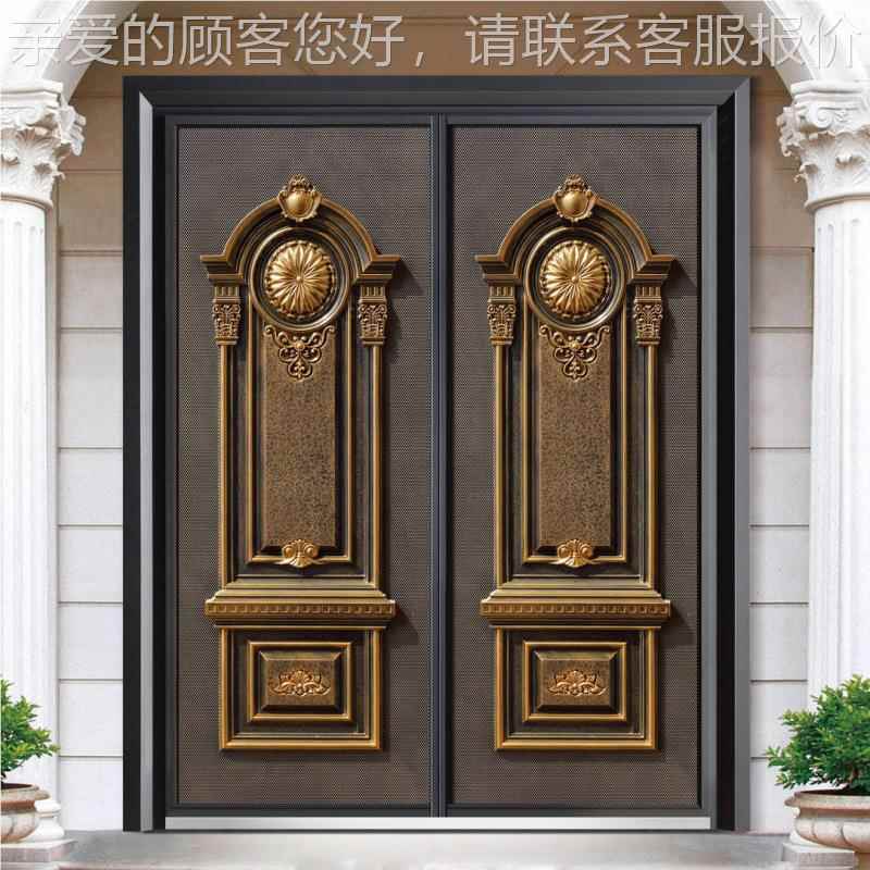火供应隔会入议平开门 家用铝合音金防爆416门防盗防庭院别墅户门