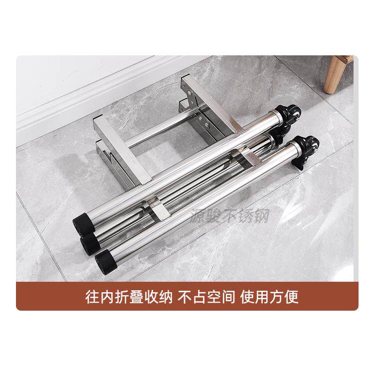 可移动不锈钢汤桶架子商用保温桶架奶茶桶开水桶底座带滑轮蒸笼架