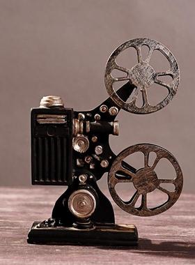 创意礼品家居装饰品 复古做旧工艺摆件 老式放映机