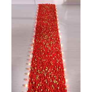 浪漫大红色仿真玫瑰花瓣布置婚庆道具情人节求婚礼手撒花瓣香槟色