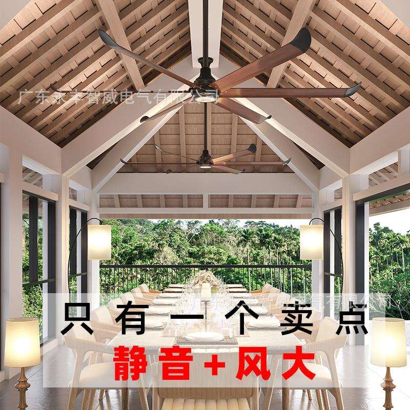 威凡斯工业风扇商用大风力餐厅饭店火锅店超市仓库工厂车间吊扇灯