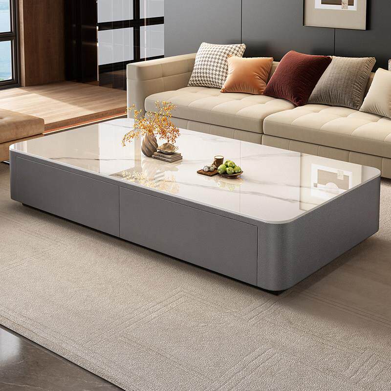 茶几客厅家用2026新款轻奢高级感茶桌小户型简易茶几电视机柜组合