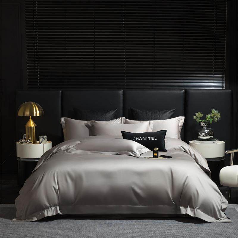 2024新款100s长绒棉全棉纯棉被套床单款四件套-克里斯