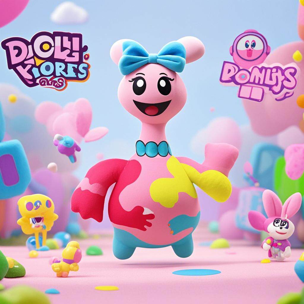 波比游戏工厂小胖多伊玩偶poppy5新角色多莉亚纳比钢琴龙毛绒玩具