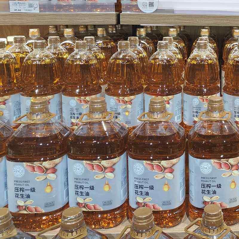 胖东来花生油5L升压榨一级花生油五升胖东来超市代购放心油图片