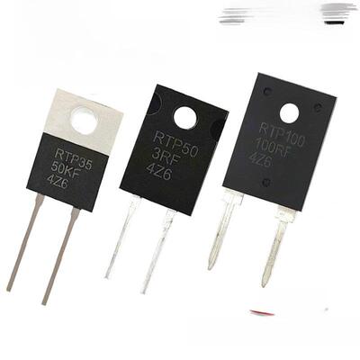 To220/To247封装Rtp35W50W100W1%高功率精密采样高频厚膜无感电阻