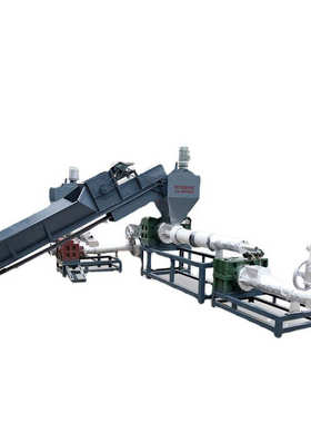 大棚膜造粒机PE地膜/农膜造粒机 PE薄膜自动喂料造粒机PS/EPS